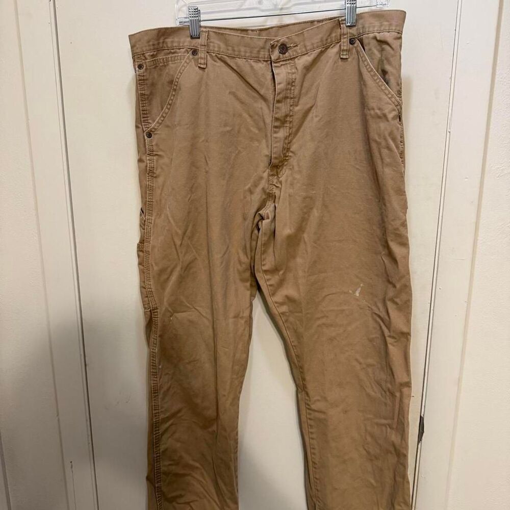 Wrangler Men's Tan and Brown Trousers